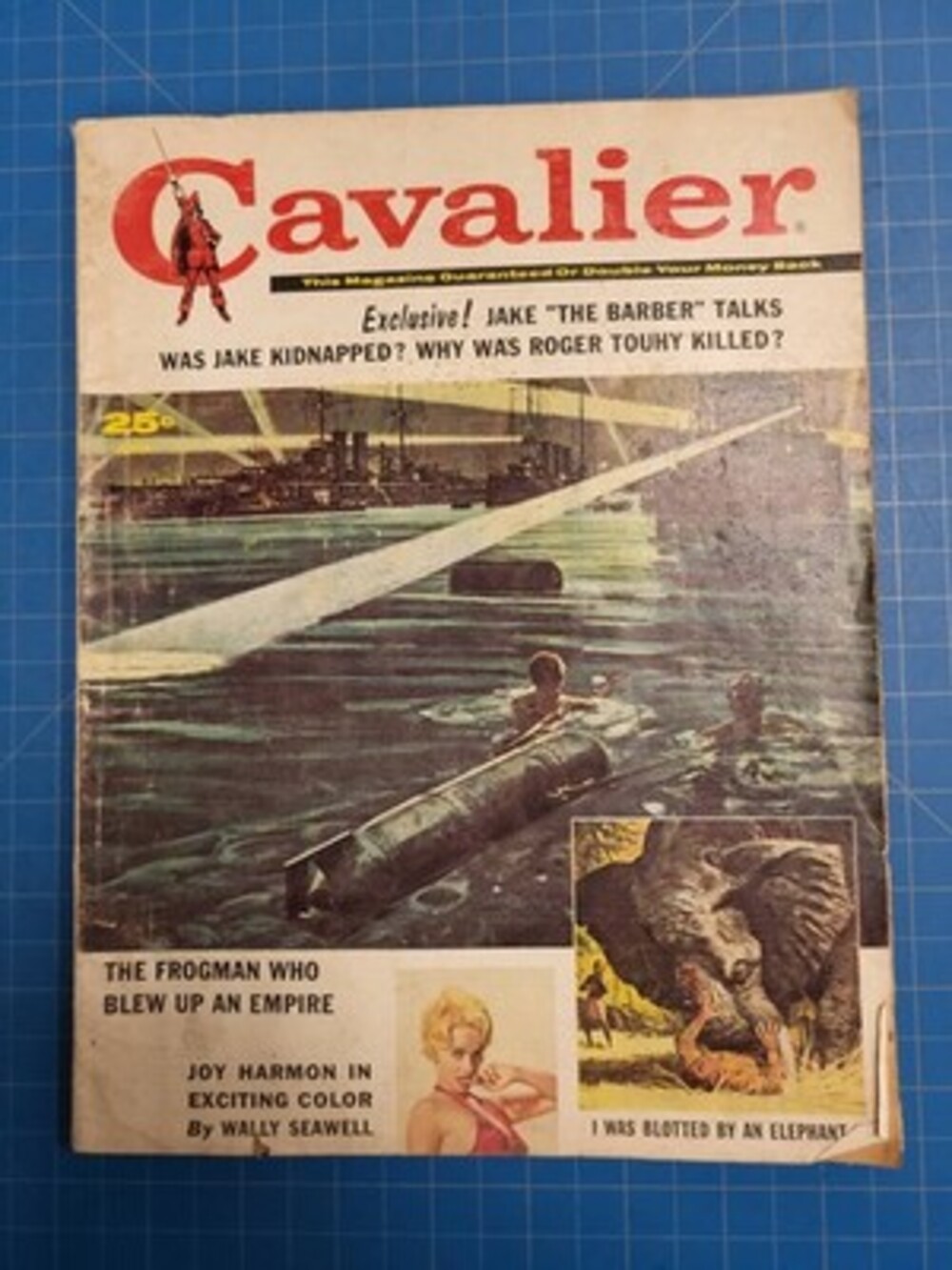 Cavalier Magazine June 1960 Vol 10 No 84 Mens Vintage Pulp Pinup Art Adventure
